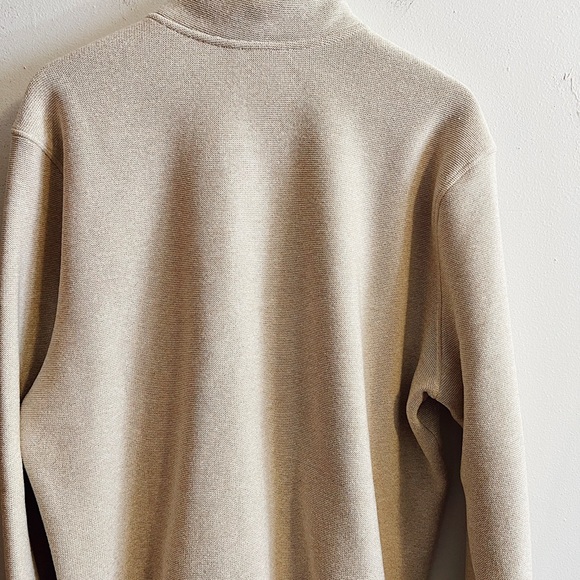 Eddie Bauer Tan Snap-Front Pullover - Picture 7 of 8